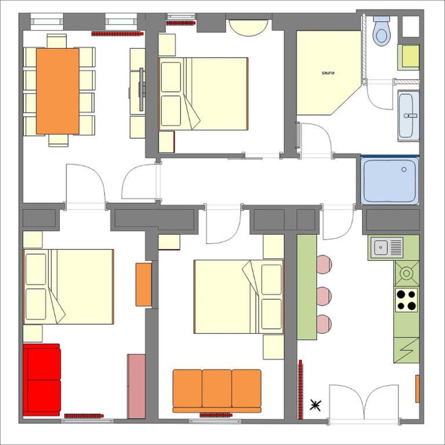 Apartament Brooklyn Sauna Apt By Ruterra Praga Zewnętrze zdjęcie